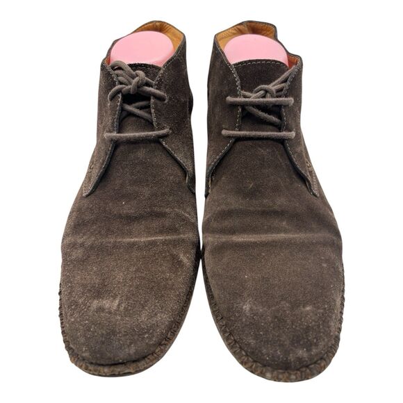 John Varvatos Boots Mens 9 M Lace Up Chukka Boot Brown Suede main image 11